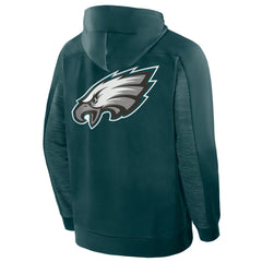 Philadelphia Eagles Checkdown Pass Full-Zip Hoodie Midnight Green - Fanatics