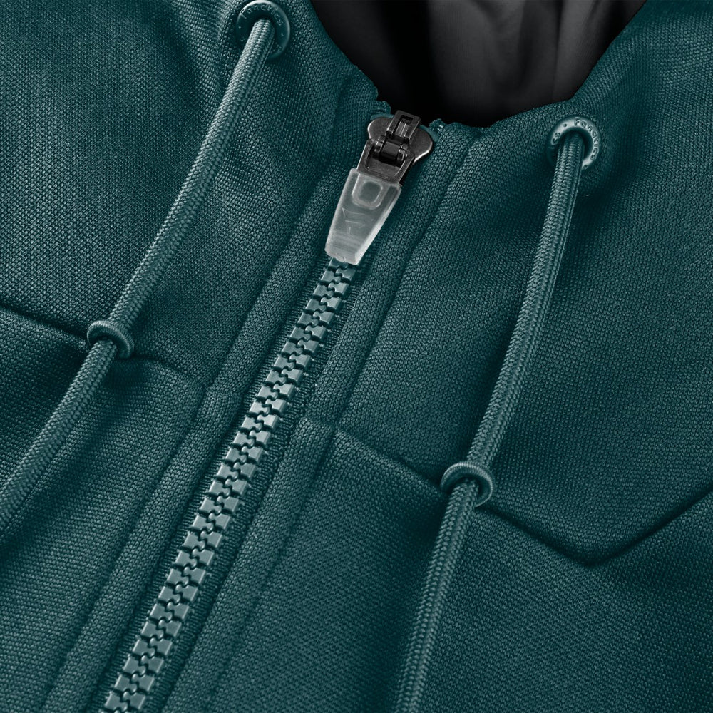 Philadelphia Eagles Checkdown Pass Full-Zip Hoodie Midnight Green - Fanatics