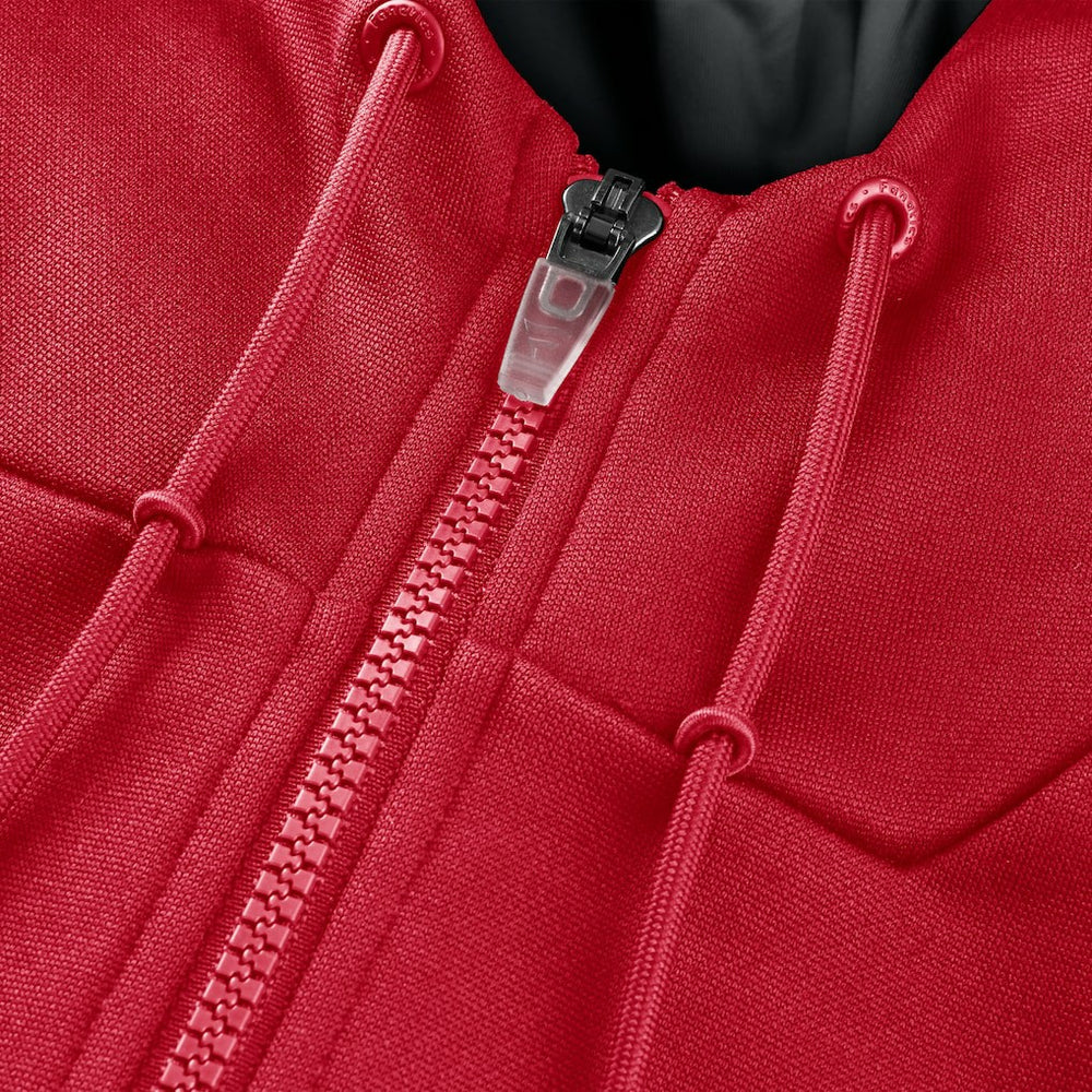San Francisco 49ers Checkdown Pass Full-Zip Hoodie Scarlet - Fanatics