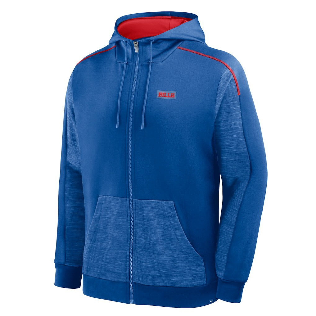 Buffalo Bills Checkdown Pass Full-Zip Hoodie Royal - Fanatics