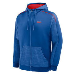 Buffalo Bills Checkdown Pass Full-Zip Hoodie Royal - Fanatics