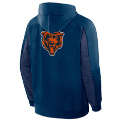 Chicago Bears Checkdown Pass Full-Zip Hoodie Navy - Fanatics