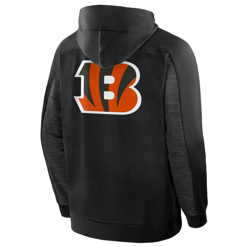 Cincinnati Bengals Checkdown Pass Full-Zip Hoodie Black - Fanatics