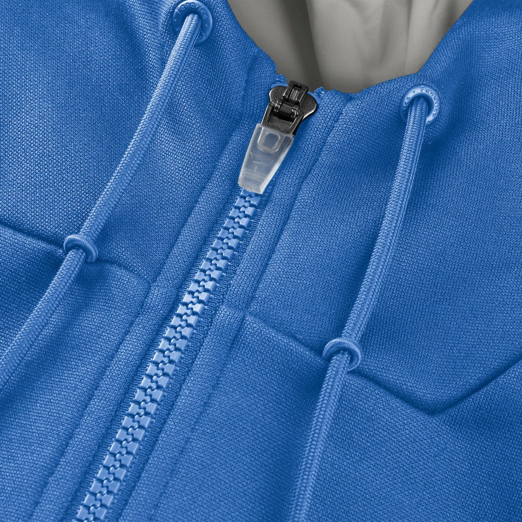 Detroit Lions Checkdown Pass Full-Zip Hoodie Blue - Fanatics