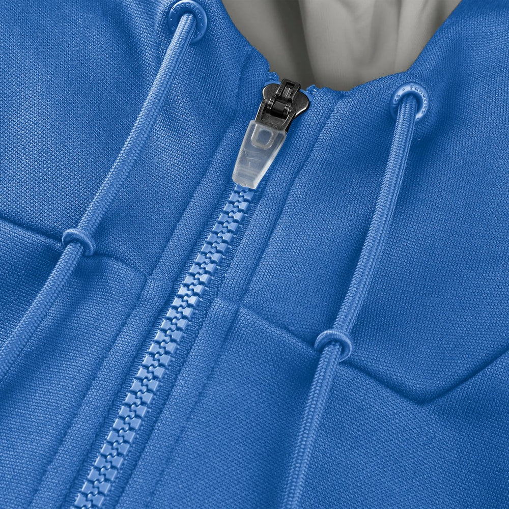 Detroit Lions Checkdown Pass Full-Zip Hoodie Blue - Fanatics
