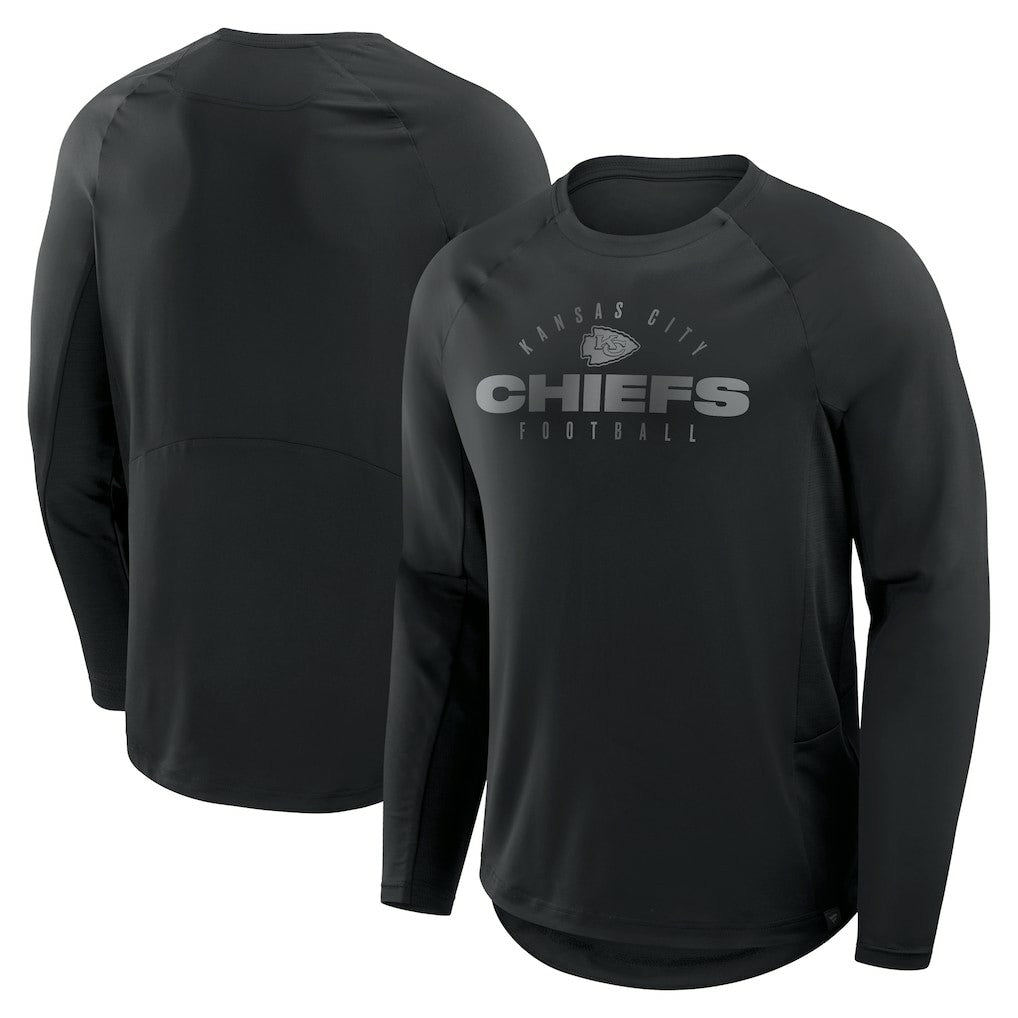 Kansas City Chiefs Coverage Scheme Long Sleeve T-Shirt Black - Fanatics