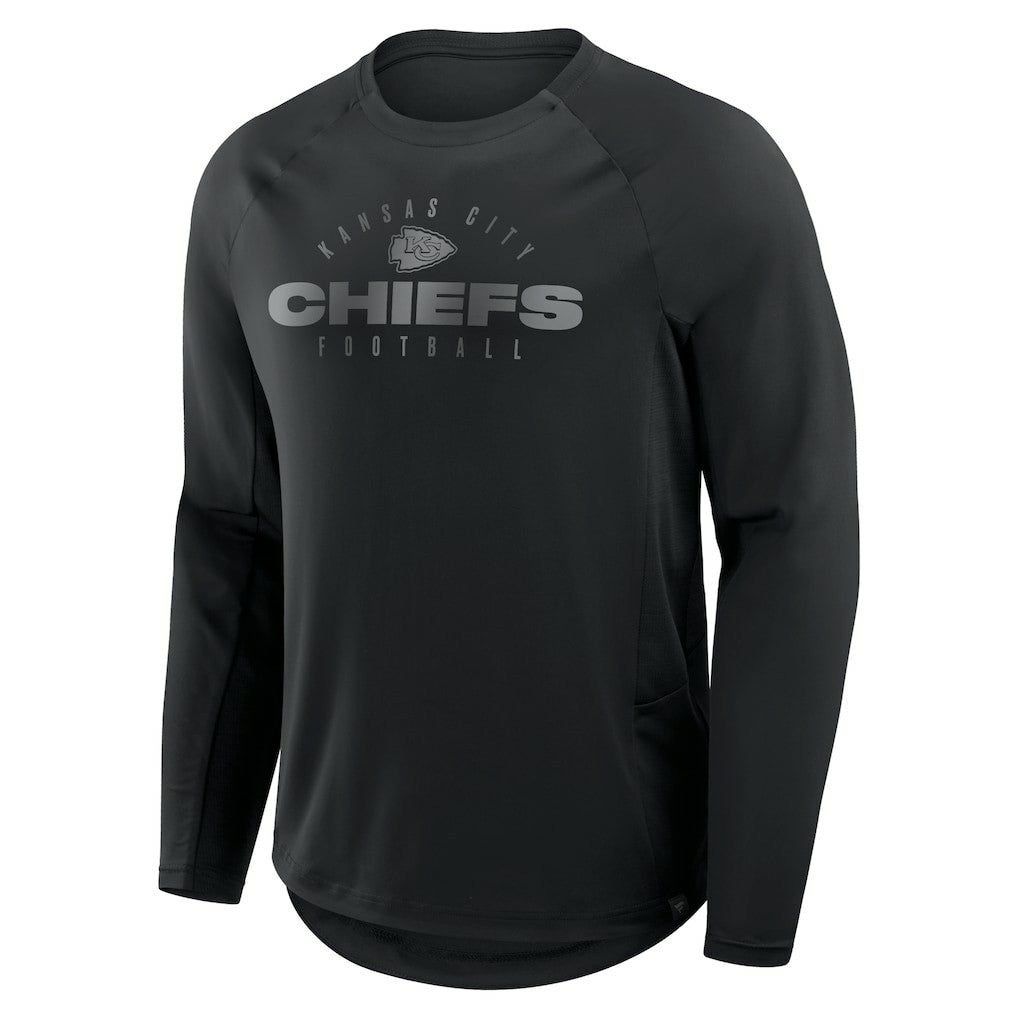 Kansas City Chiefs Coverage Scheme Long Sleeve T-Shirt Black - Fanatics