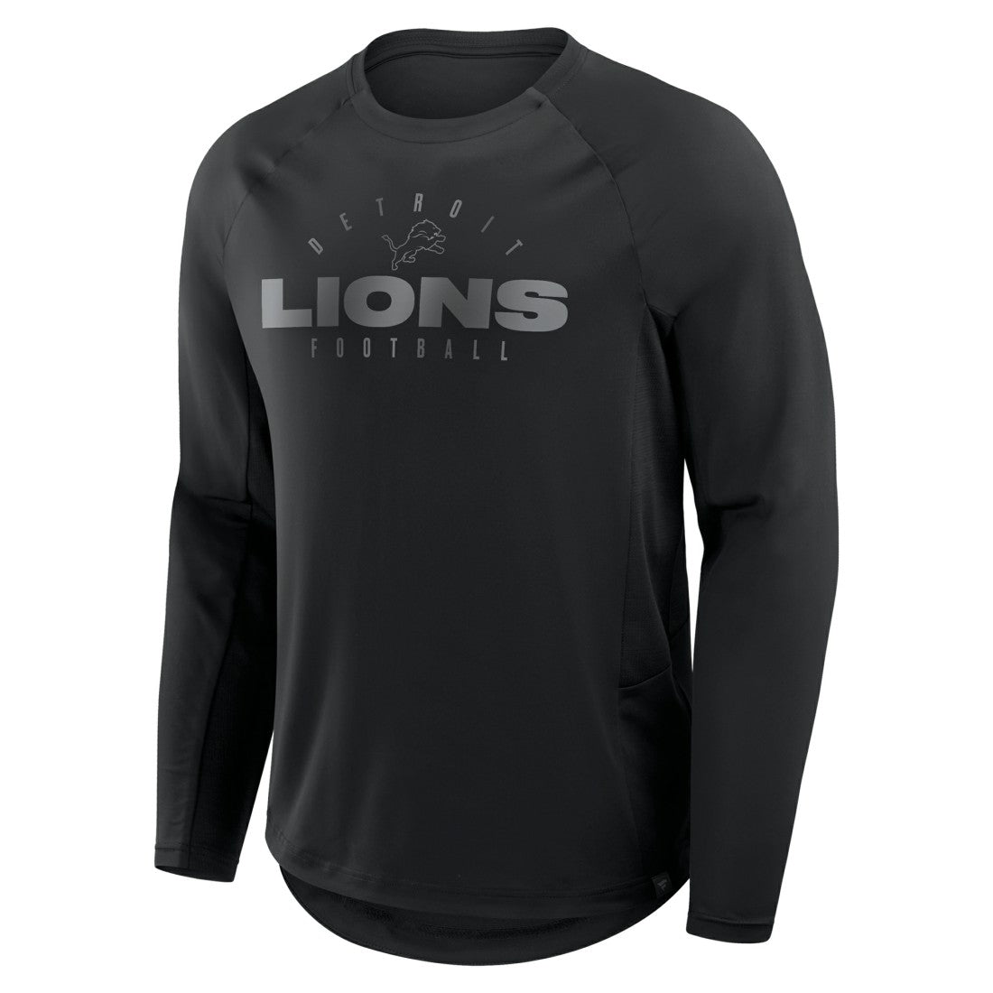 Detroit Lions Coverage Scheme Long Sleeve T-Shirt Black - Fanatics