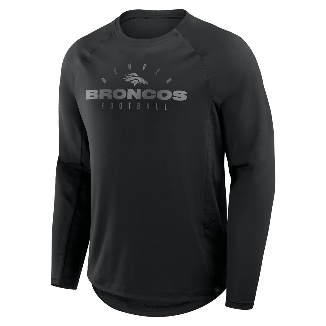 Denver Broncos Coverage Scheme Long Sleeve T-Shirt Black - Fanatics
