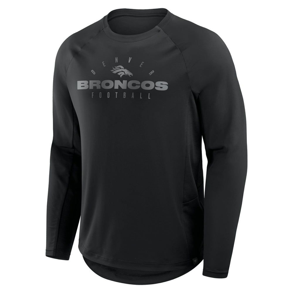 Denver Broncos Coverage Scheme Long Sleeve T-Shirt Black - Fanatics