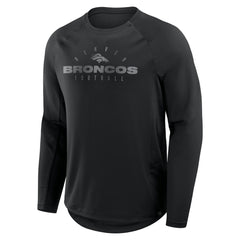 Denver Broncos Coverage Scheme Long Sleeve T-Shirt Black - Fanatics