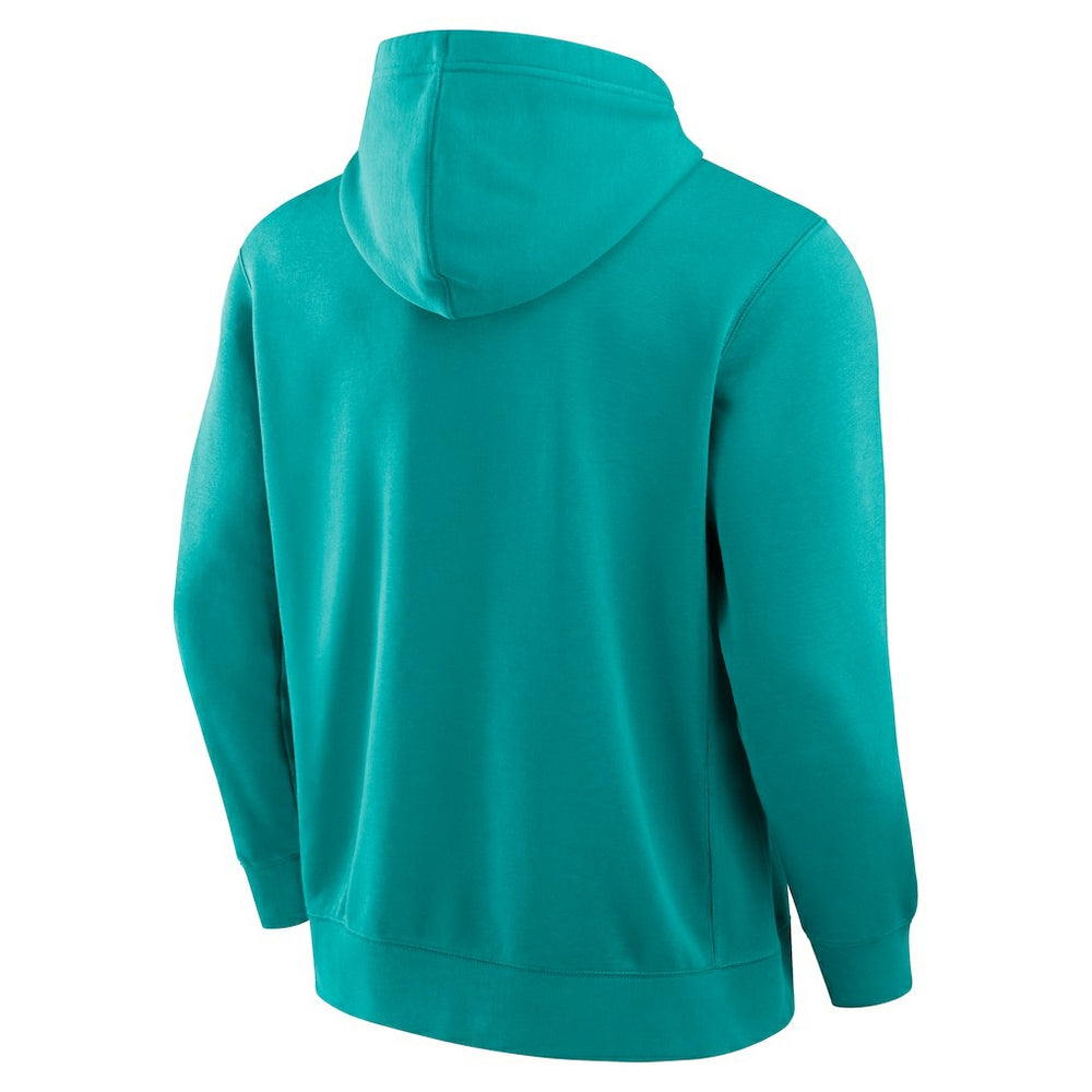 Miami Dolphins New Horizons Heritage Pullover Hoodie Aqua - Fanatics
