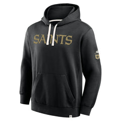 New Orleans Saints New Horizons Heritage Pullover Hoodie Black - Fanatics