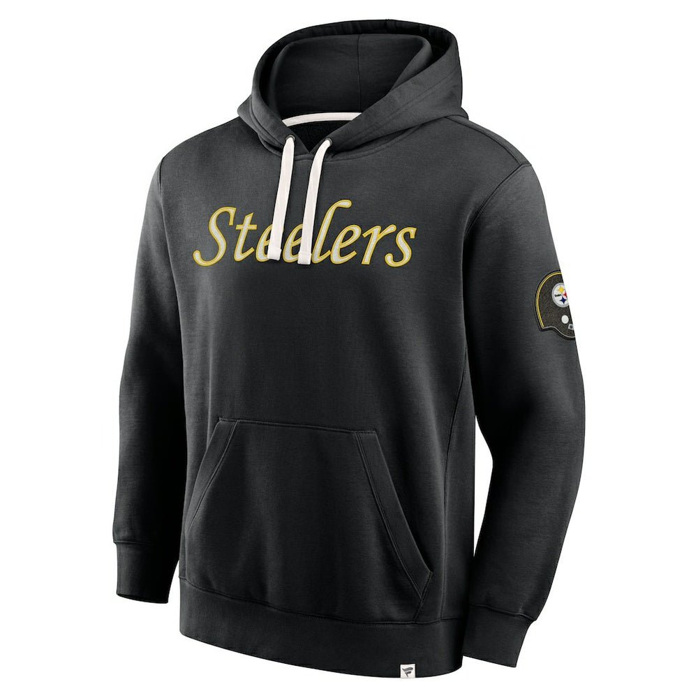 Pittsburgh Steelers New Horizons Heritage Pullover Hoodie Black - Fanatics