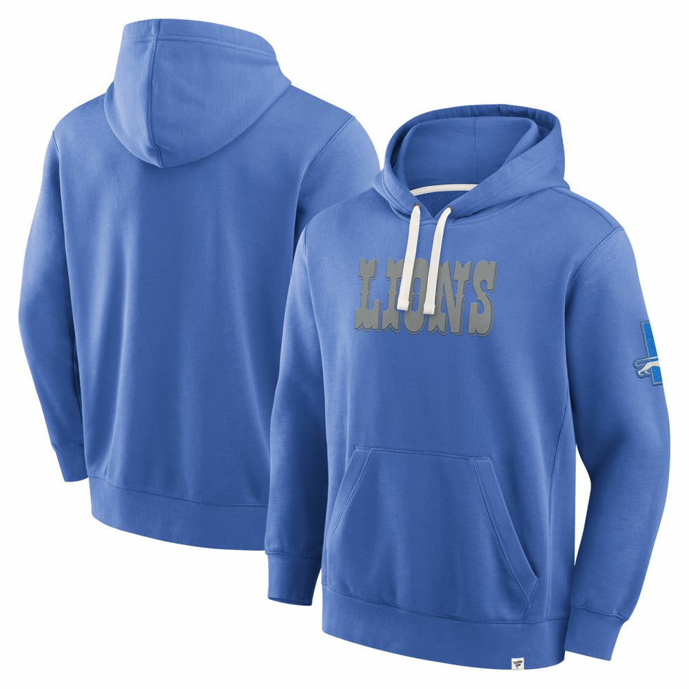 Detroit Lions New Horizons Heritage Pullover Hoodie Blue - Fanatics