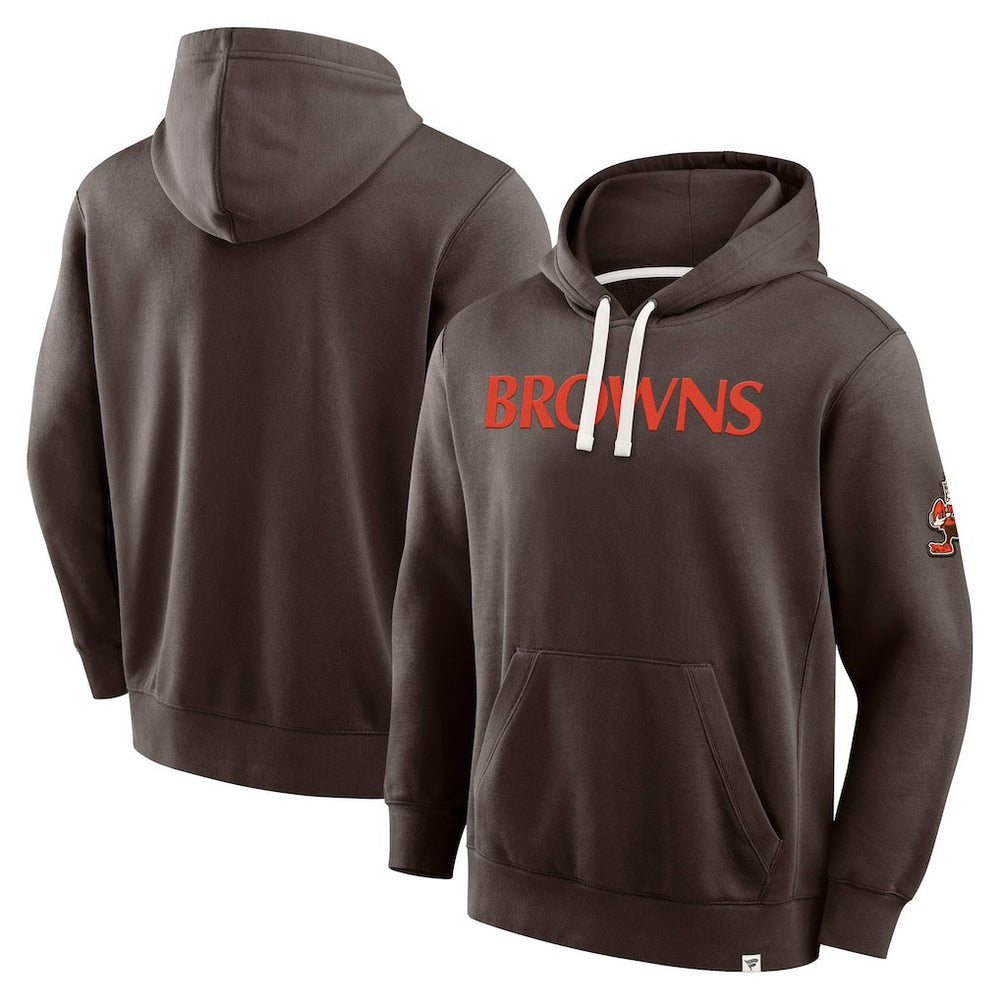 Cleveland Browns New Horizons Heritage Pullover Hoodie Brown - Fanatics