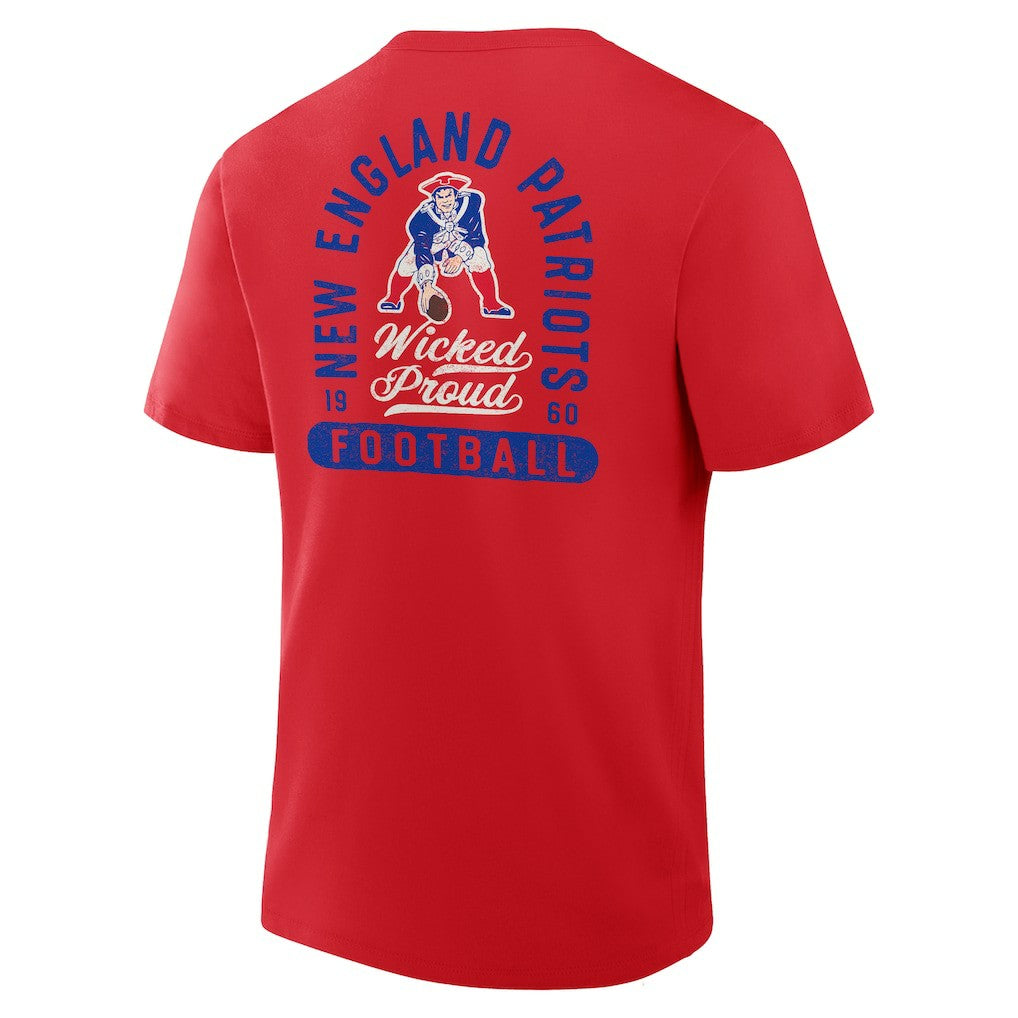 New England Patriots Fluid Motion Legacy T-Shirt Red - Fanatics