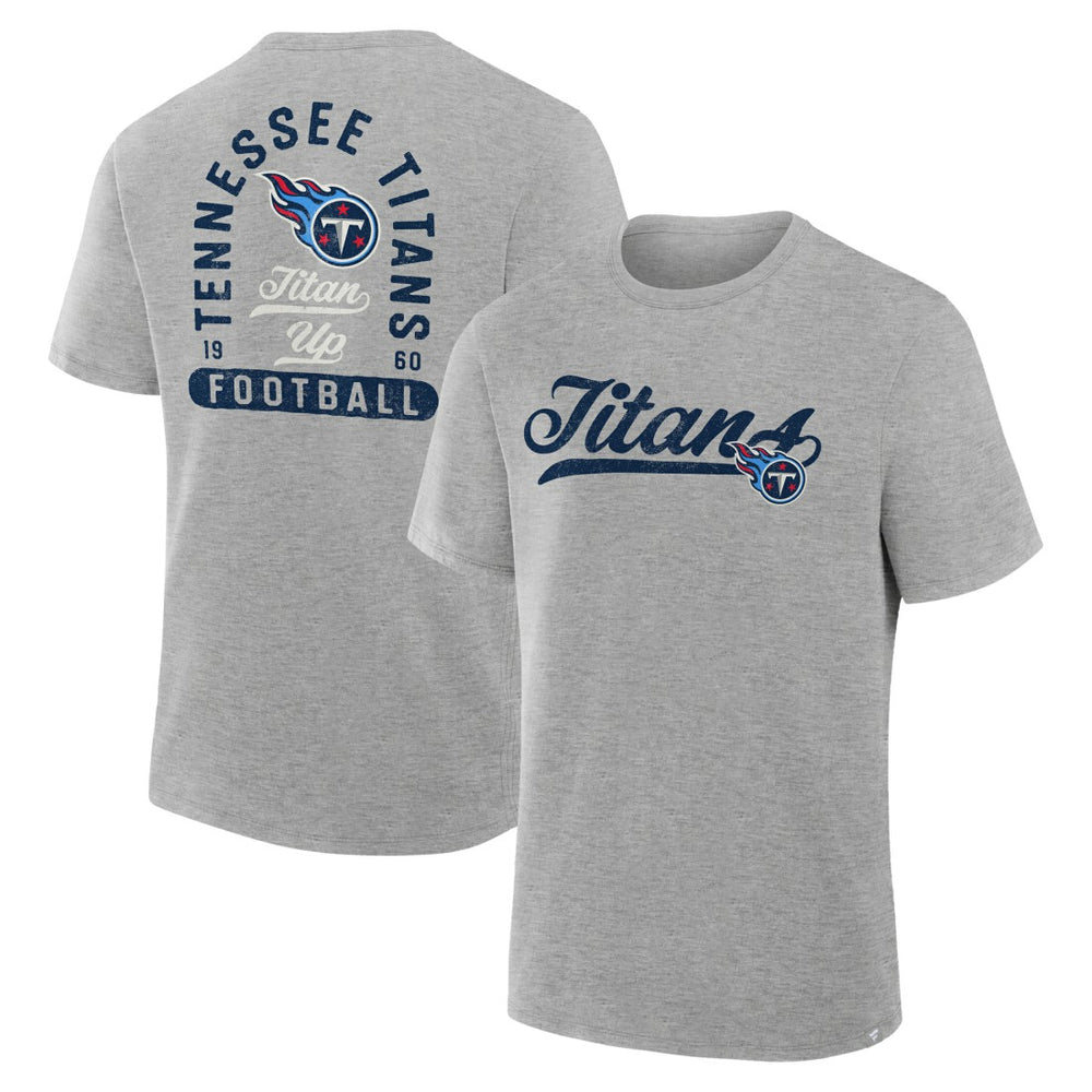 Tennessee Titans Fluid Motion Legacy T-Shirt Heather Gray - Fanatics