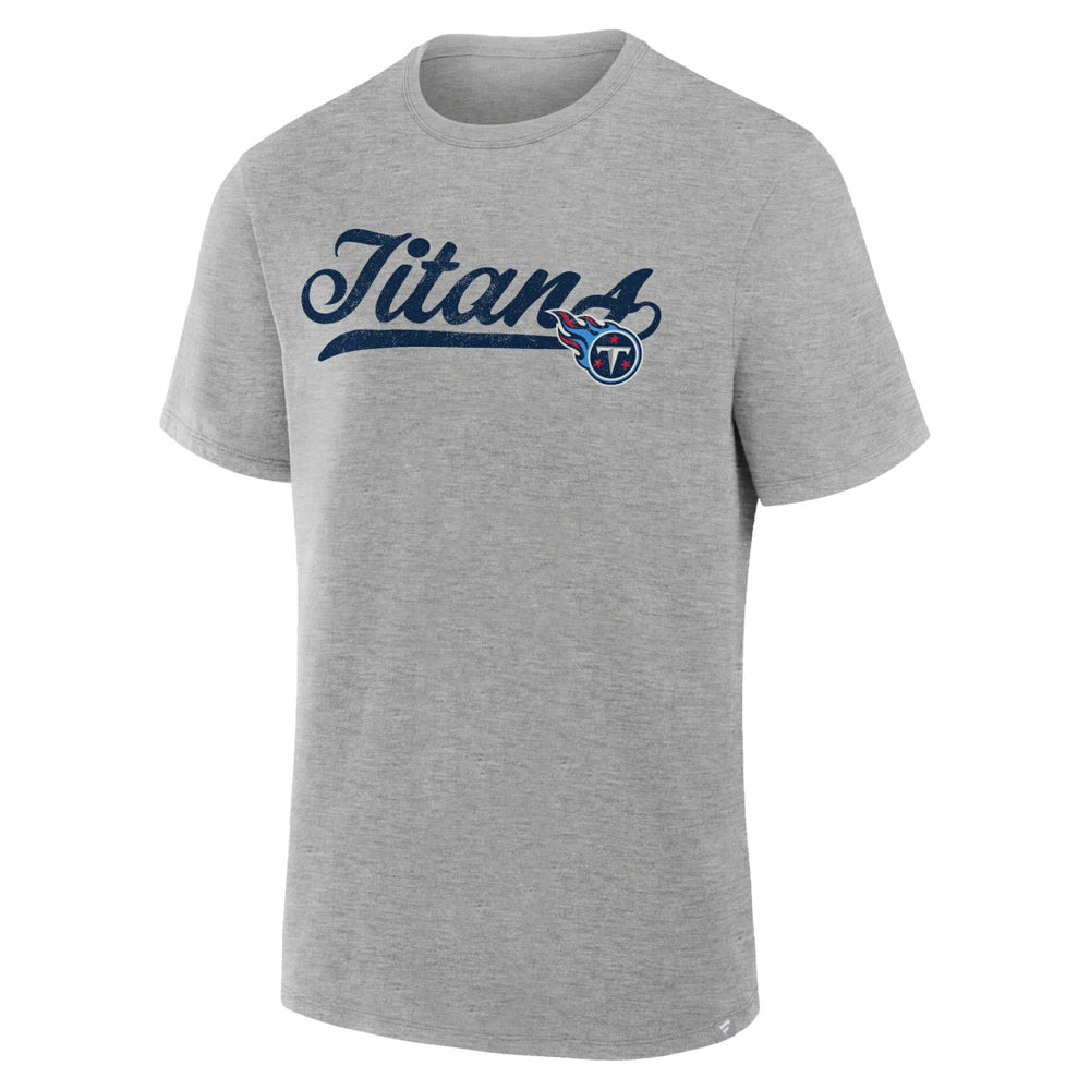 Tennessee Titans Fluid Motion Legacy T-Shirt Heather Gray - Fanatics