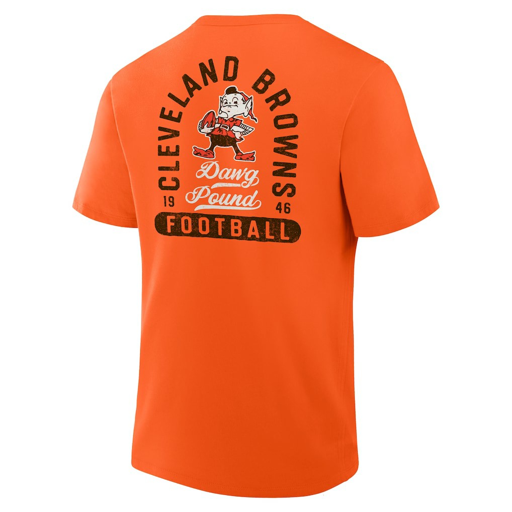 Cleveland Browns Fluid Motion Legacy T-Shirt Orange - Fanatics