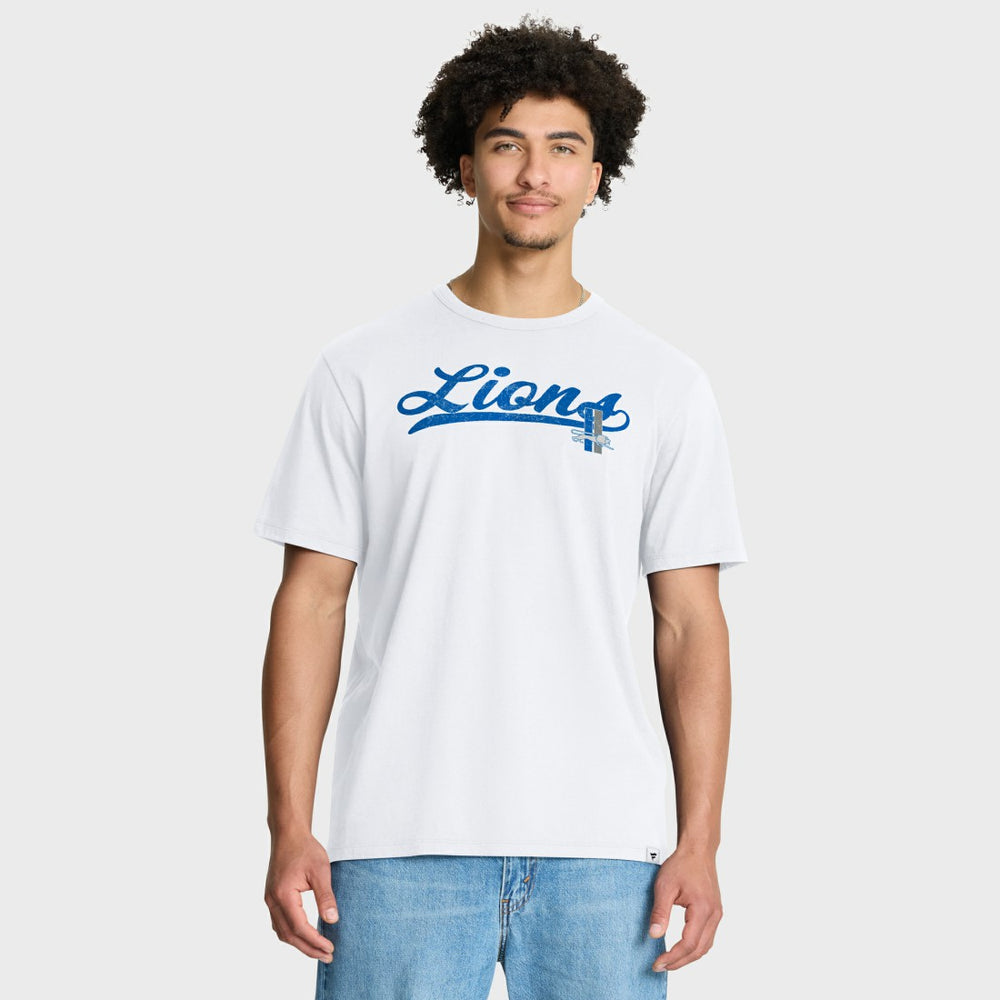 Detroit Lions Fluid Motion Legacy T-Shirt White - Fanatics
