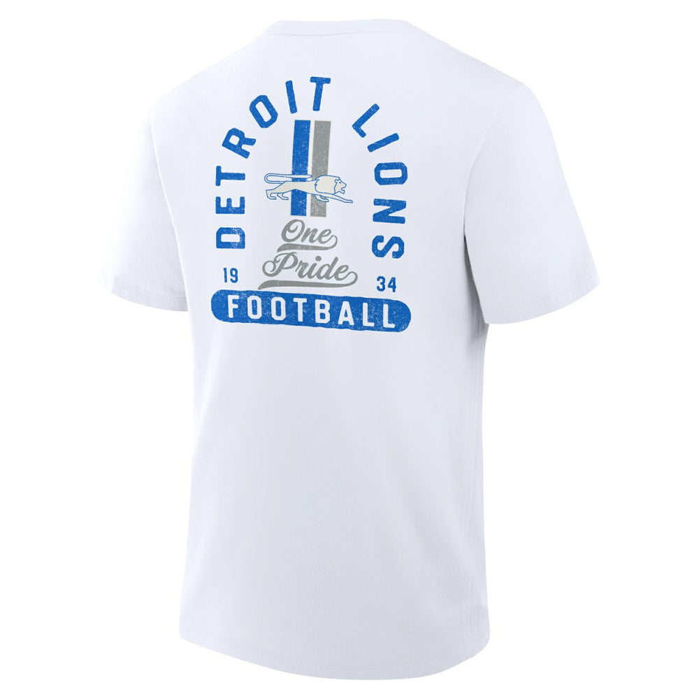 Detroit Lions Fluid Motion Legacy T-Shirt White - Fanatics