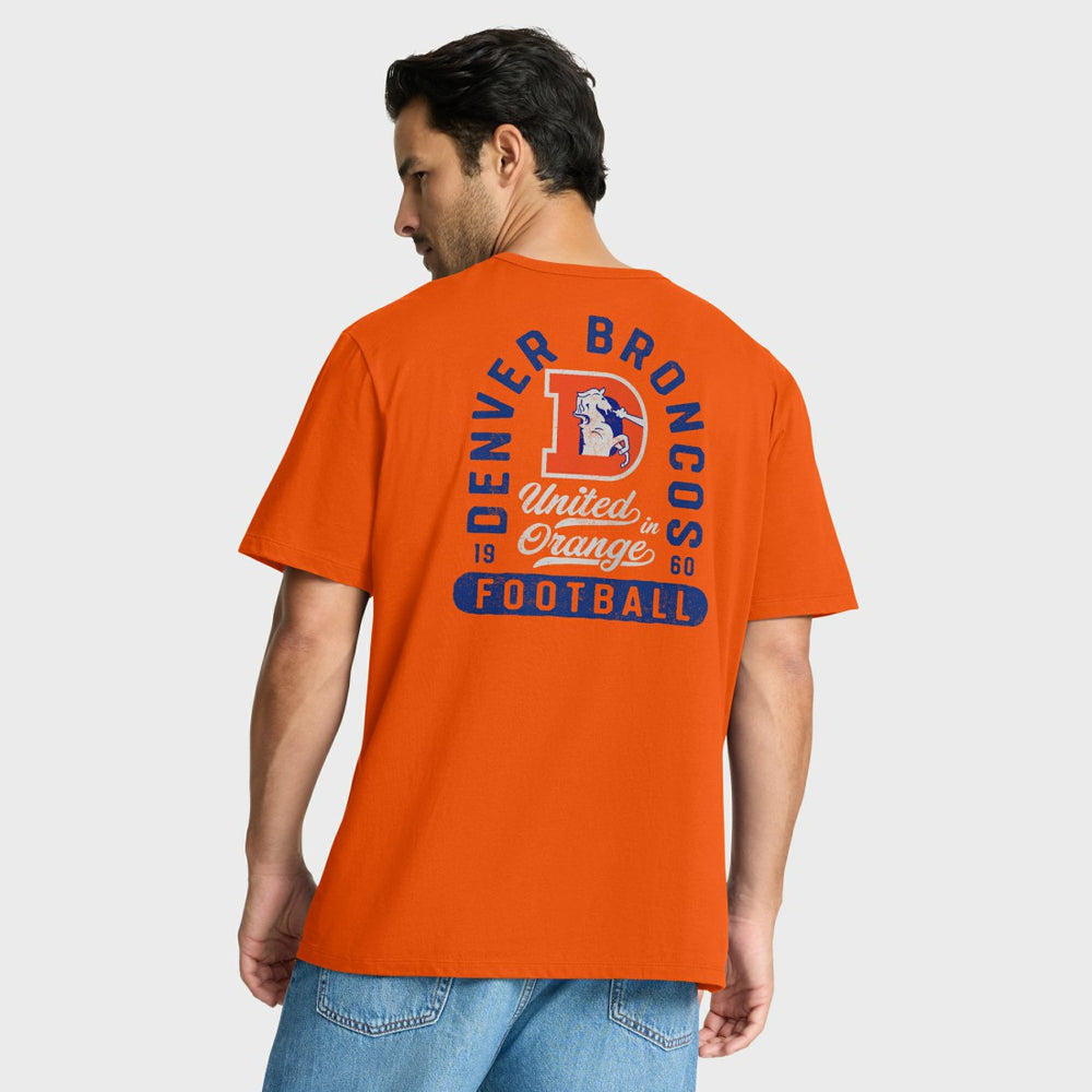 Denver Broncos Fluid Motion Legacy T-Shirt Orange - Fanatics