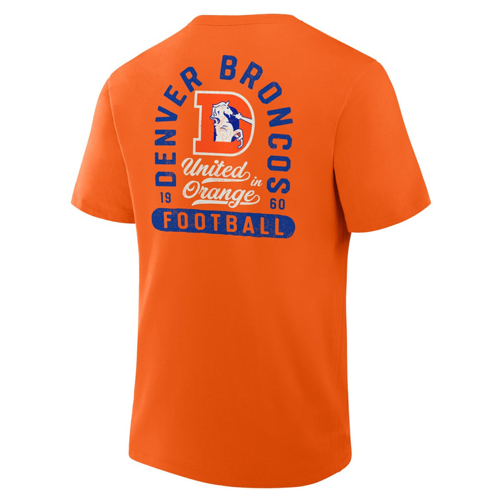 Denver Broncos Fluid Motion Legacy T-Shirt Orange - Fanatics