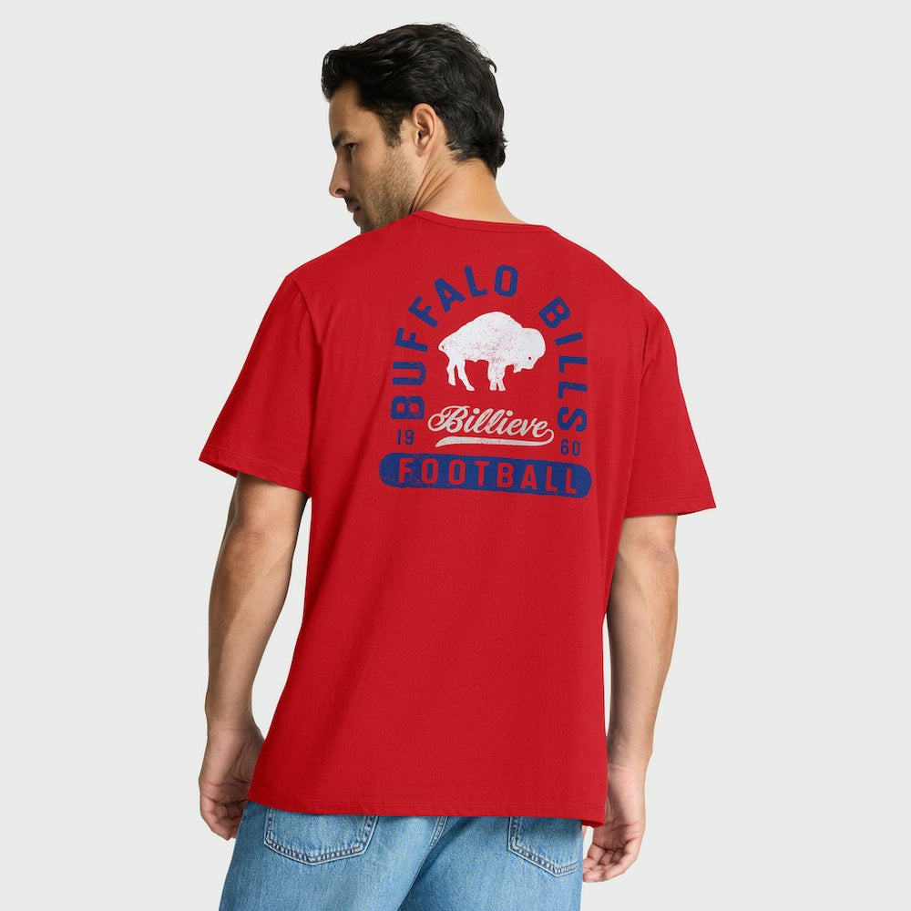 Buffalo Bills Fluid Motion Legacy T-Shirt Red - Fanatics