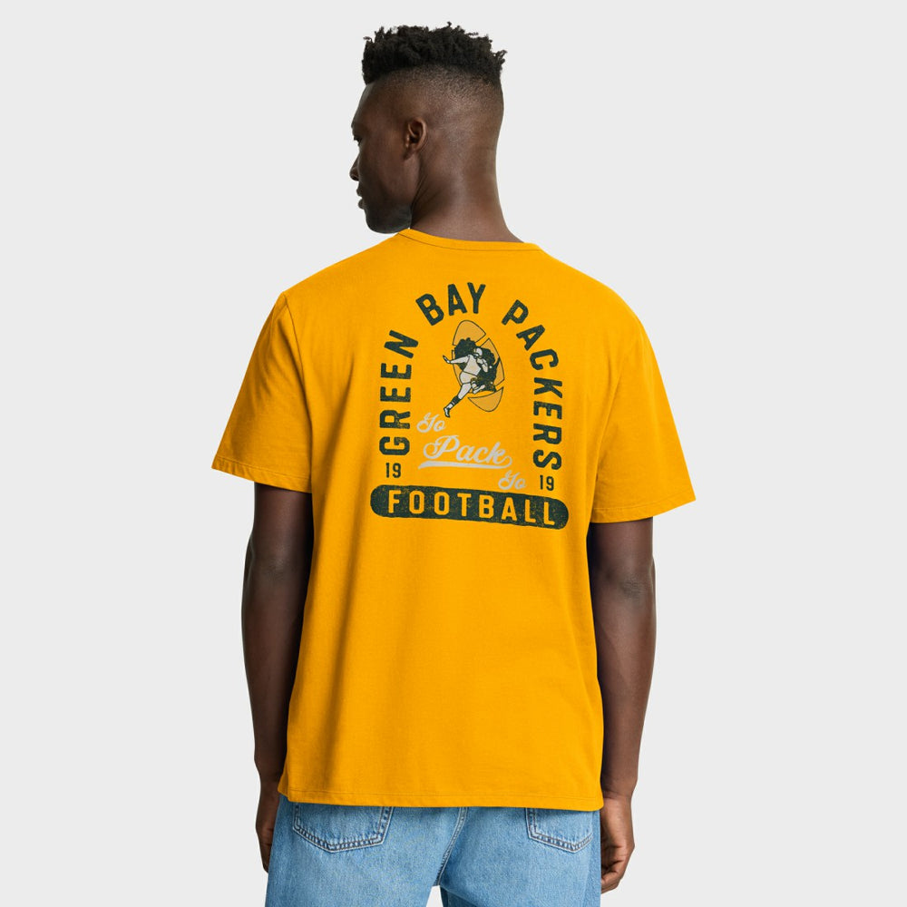 Green Bay Packers Fluid Motion Legacy T-Shirt Gold - Fanatics