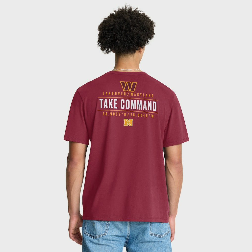 Washington Commanders Passing Pocket Legacy T-Shirt Burgundy - Fanatics