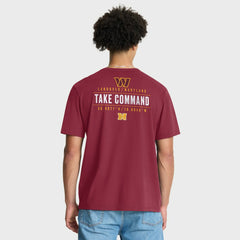 Washington Commanders Passing Pocket Legacy T-Shirt Burgundy - Fanatics