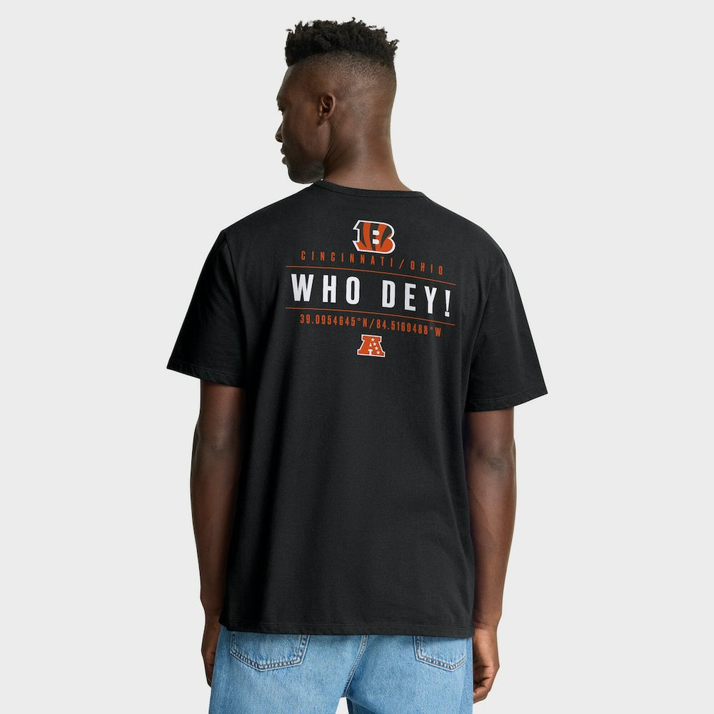 Cincinnati Bengals Passing Pocket Legacy T-Shirt Black - Fanatics
