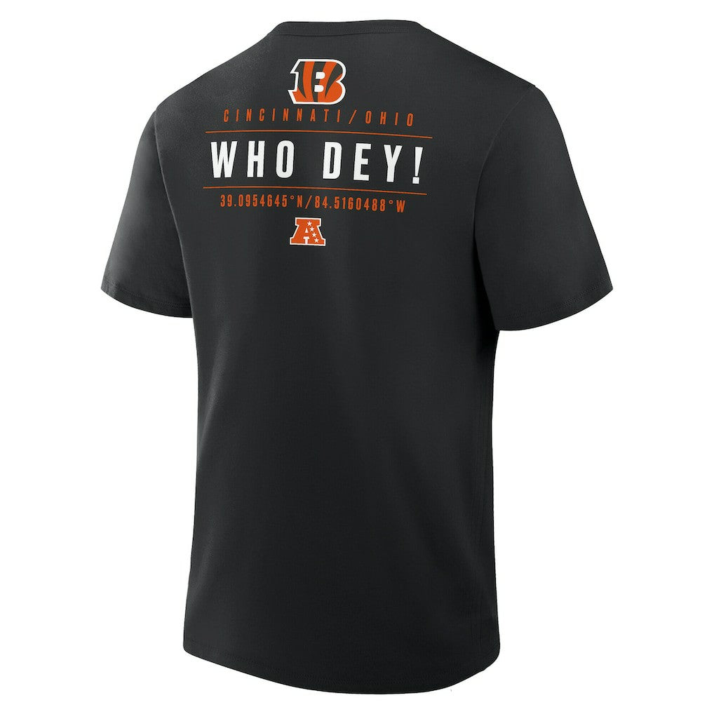 Cincinnati Bengals Passing Pocket Legacy T-Shirt Black - Fanatics