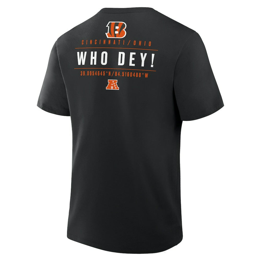 Cincinnati Bengals Passing Pocket Legacy T-Shirt Black - Fanatics
