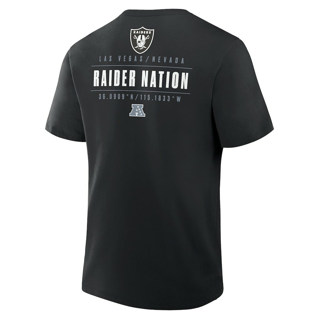 Las Vegas Raiders Passing Pocket Legacy T-Shirt Black - Fanatics