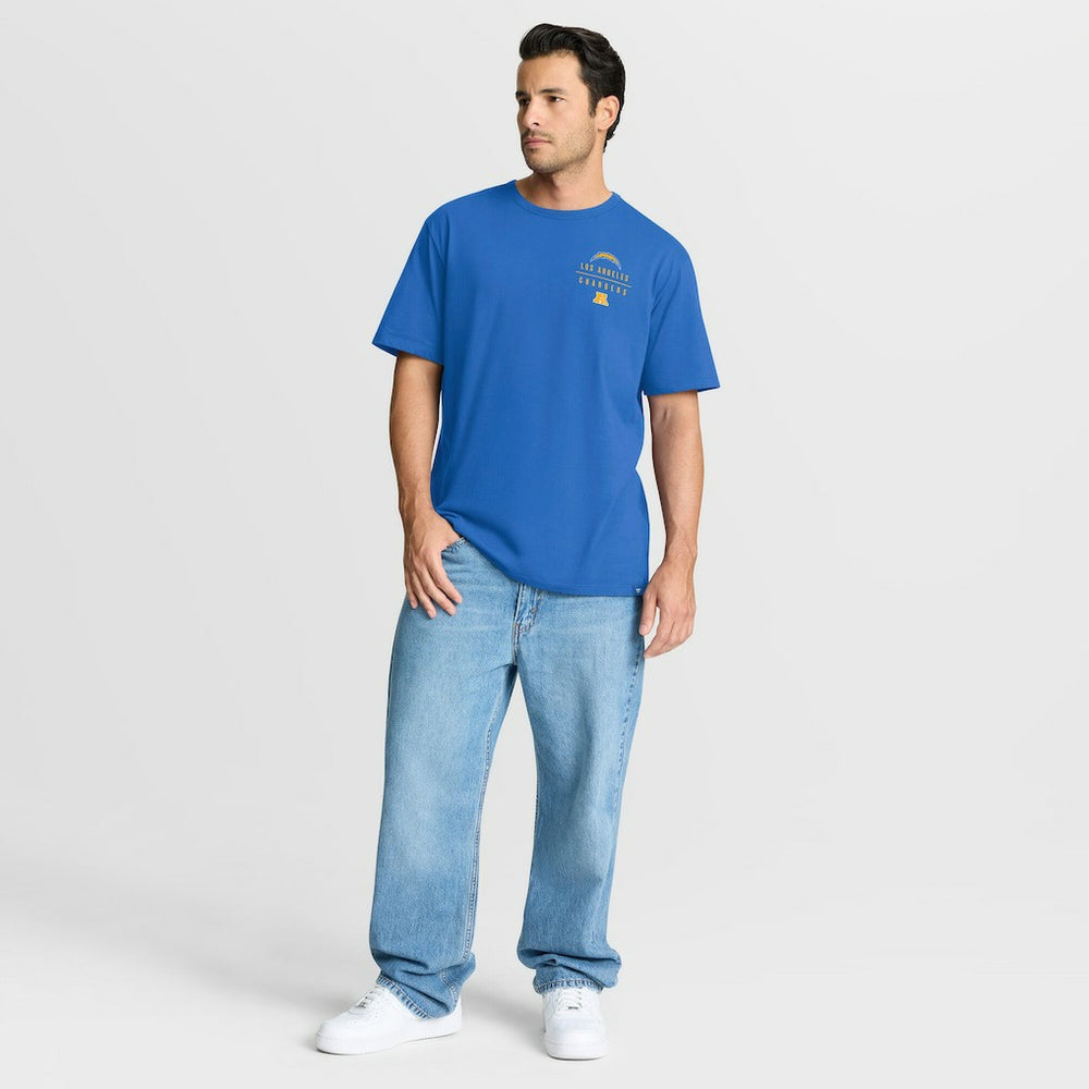 Los Angeles Chargers Passing Pocket Legacy T-Shirt Powder Blue - Fanatics