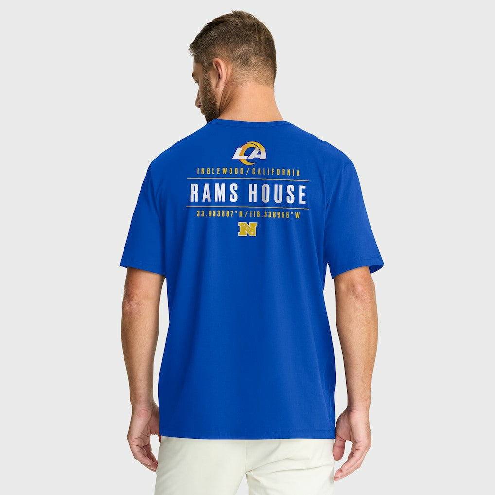 Los Angeles Rams Passing Pocket Legacy T-Shirt Royal - Fanatics