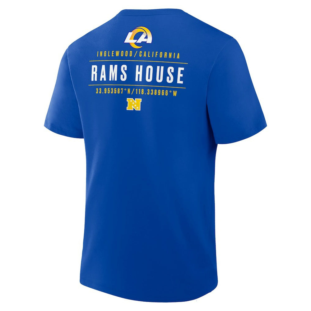 Los Angeles Rams Passing Pocket Legacy T-Shirt Royal - Fanatics