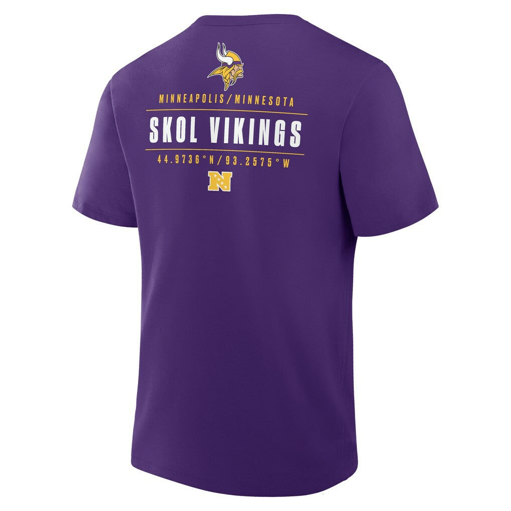 Minnesota Vikings Passing Pocket Legacy T-Shirt Purple - Fanatics