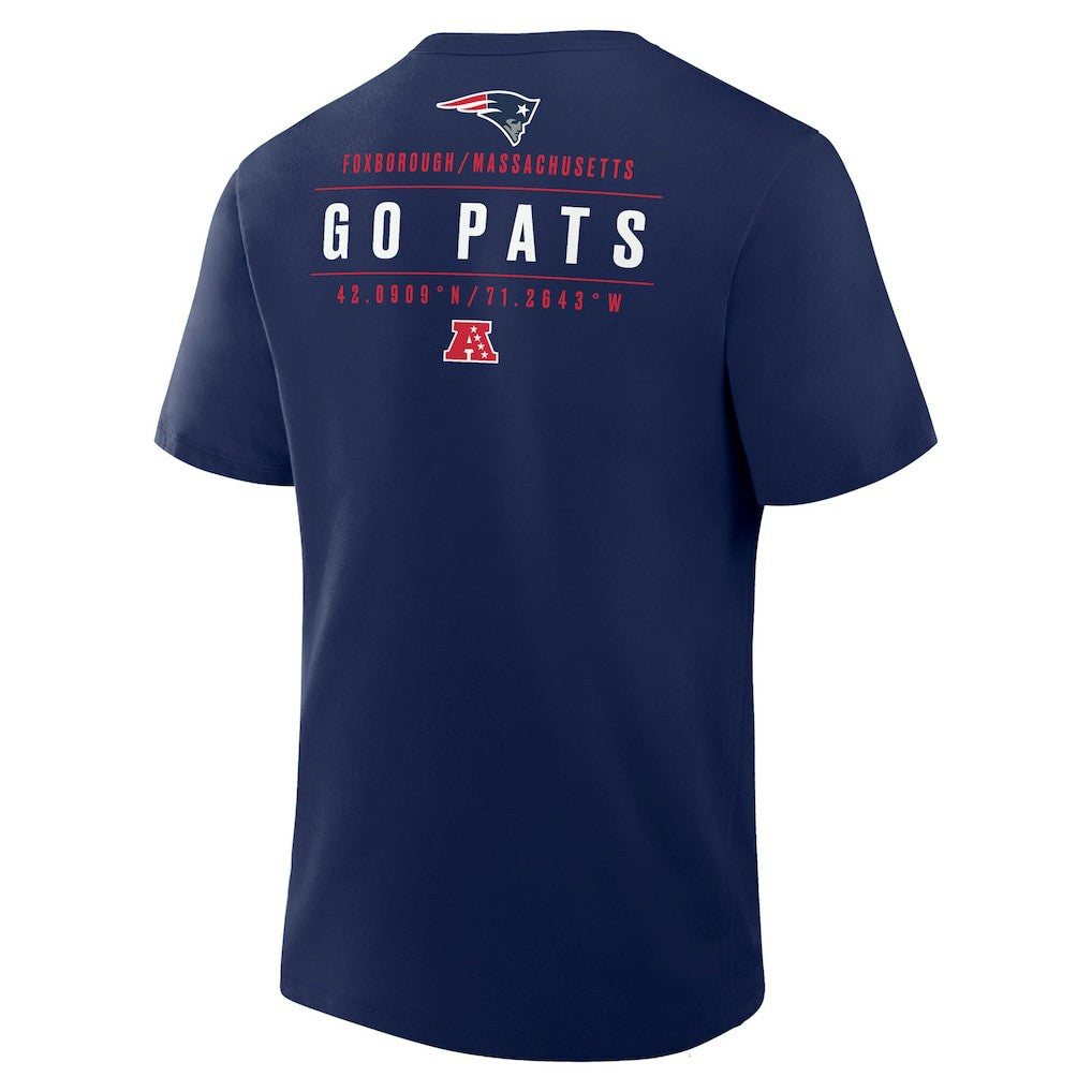 New England Patriots Passing Pocket Legacy T-Shirt Navy - Fanatics
