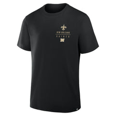 New Orleans Saints Passing Pocket Legacy T-Shirt Black - Fanatics