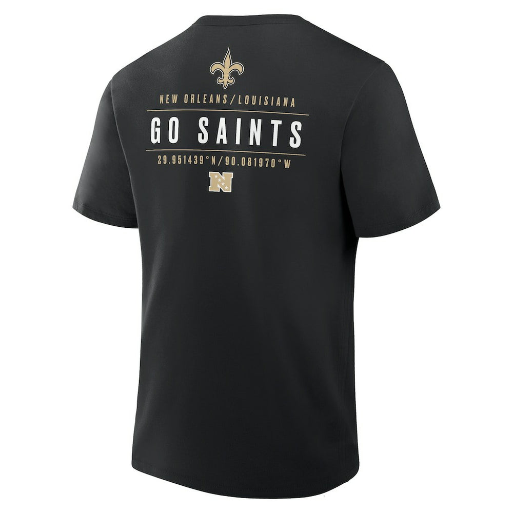 New Orleans Saints Passing Pocket Legacy T-Shirt Black - Fanatics