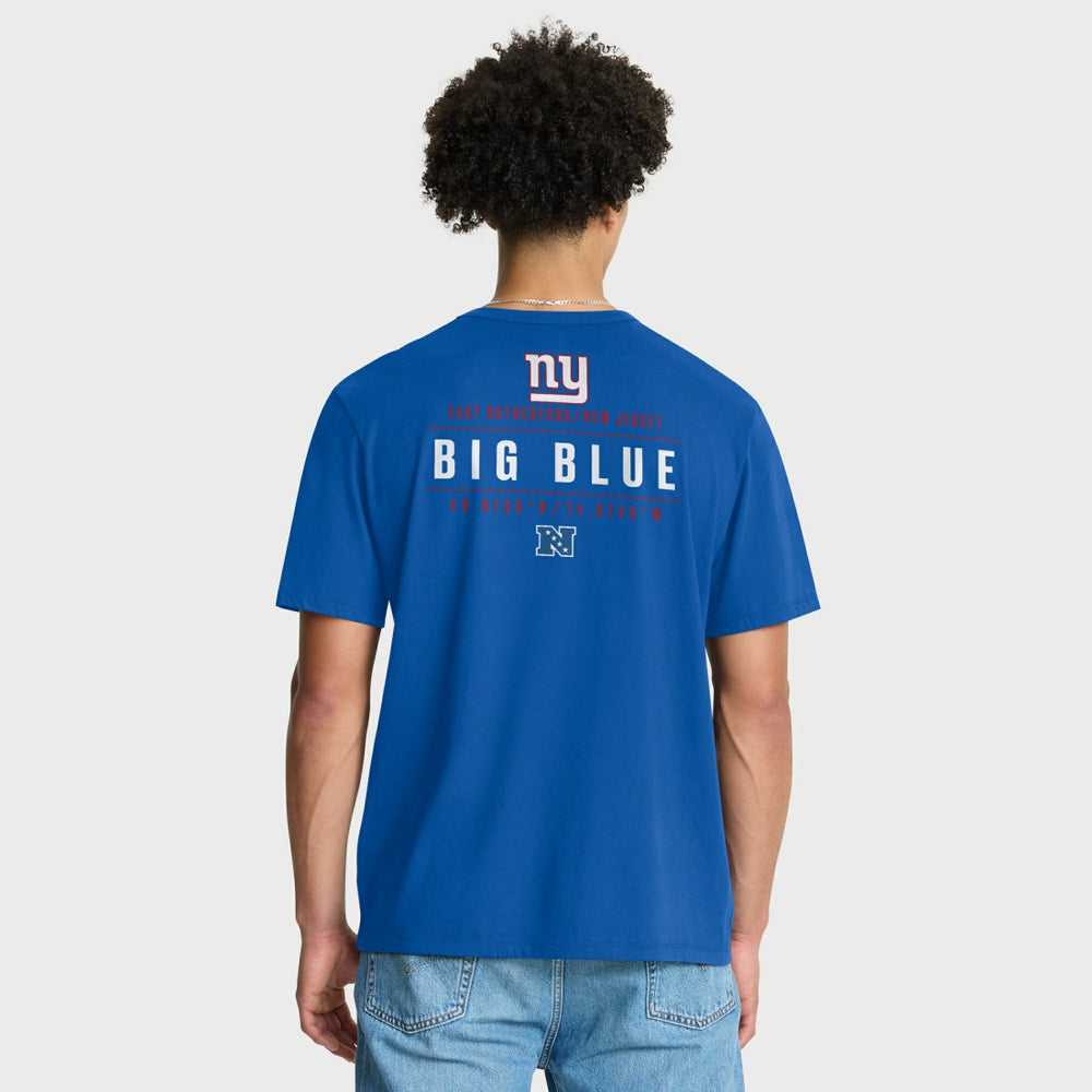 New York Giants Passing Pocket Legacy T-Shirt Royal - Fanatics