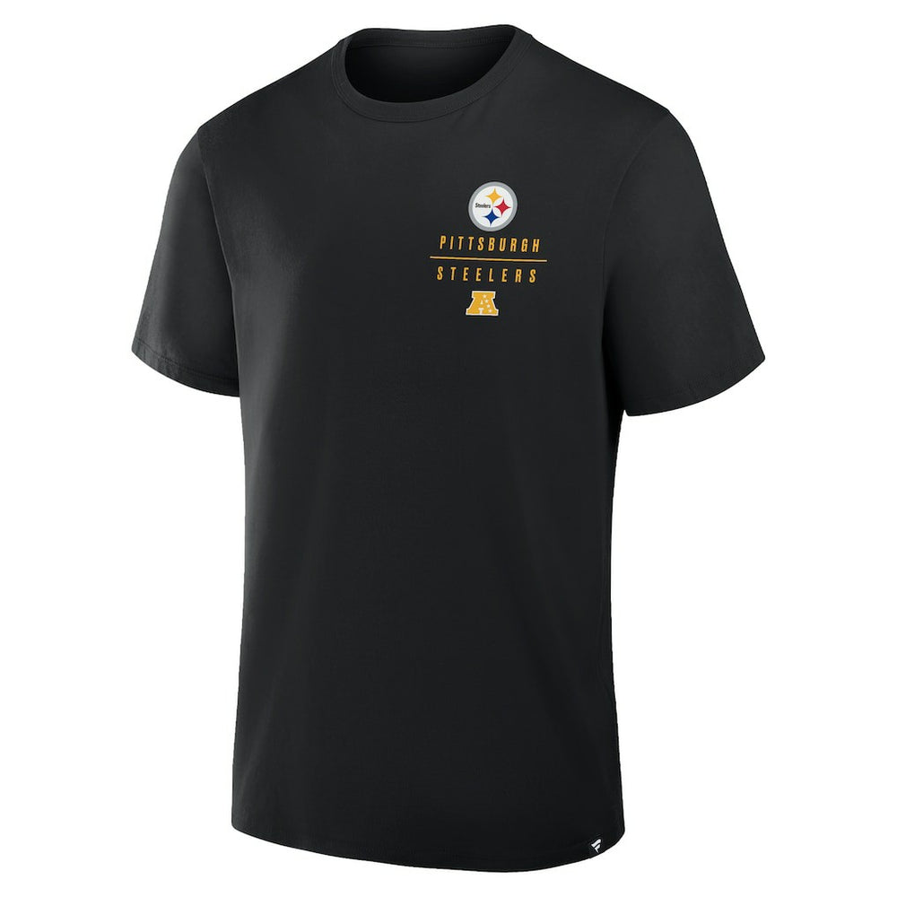 Pittsburgh Steelers Passing Pocket Legacy T-Shirt Black - Fanatics