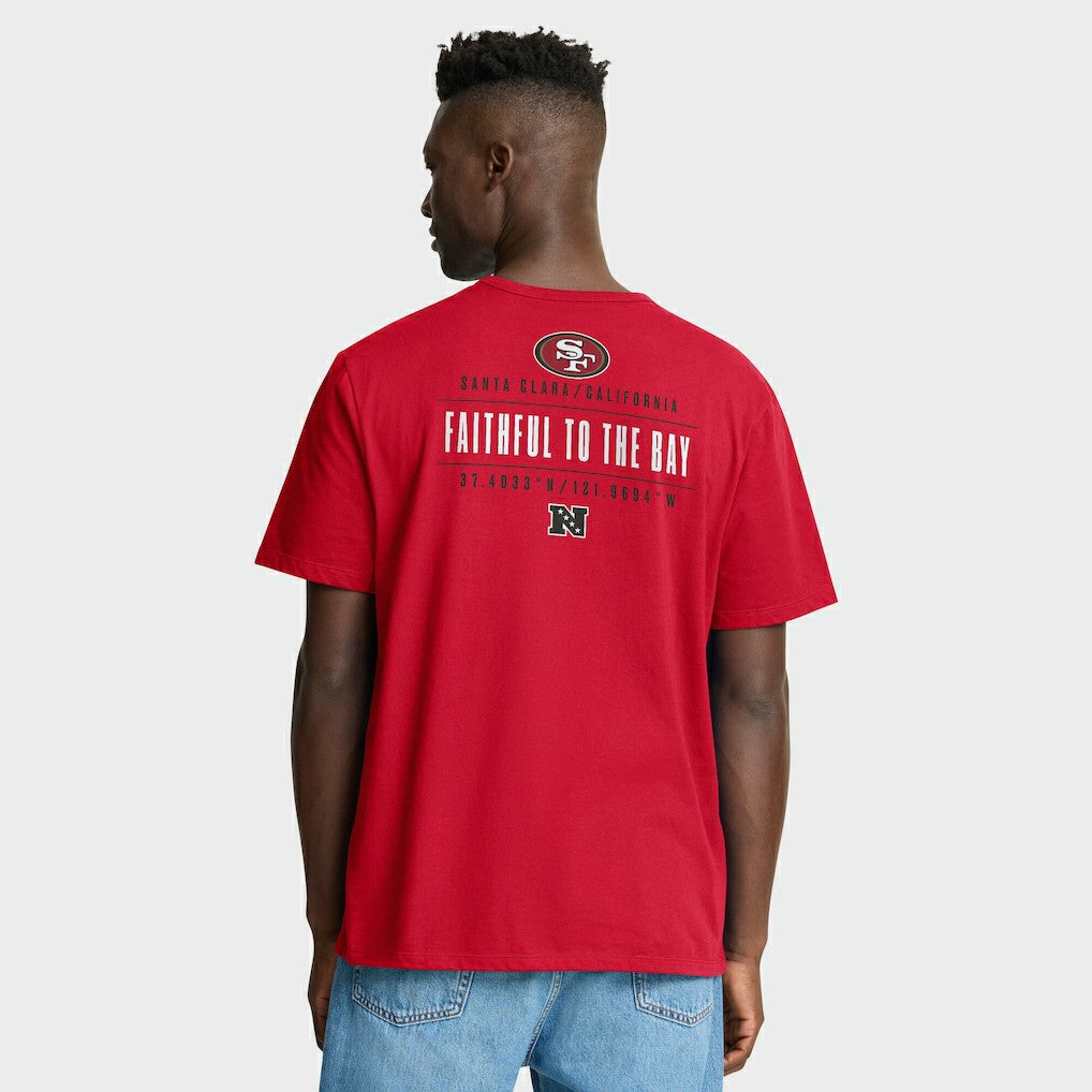 San Francisco 49ers Passing Pocket Legacy T-Shirt Scarlet - Fanatics
