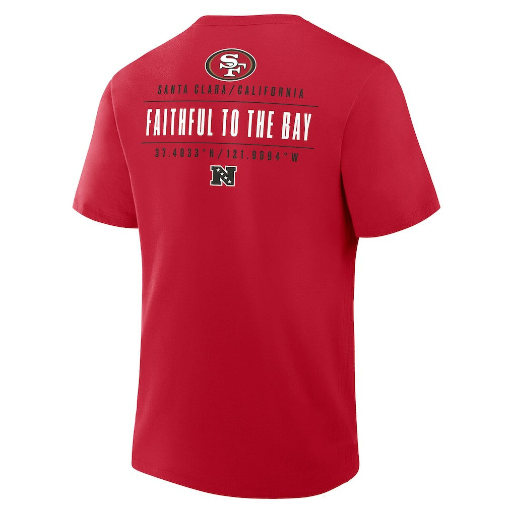 San Francisco 49ers Passing Pocket Legacy T-Shirt Scarlet - Fanatics