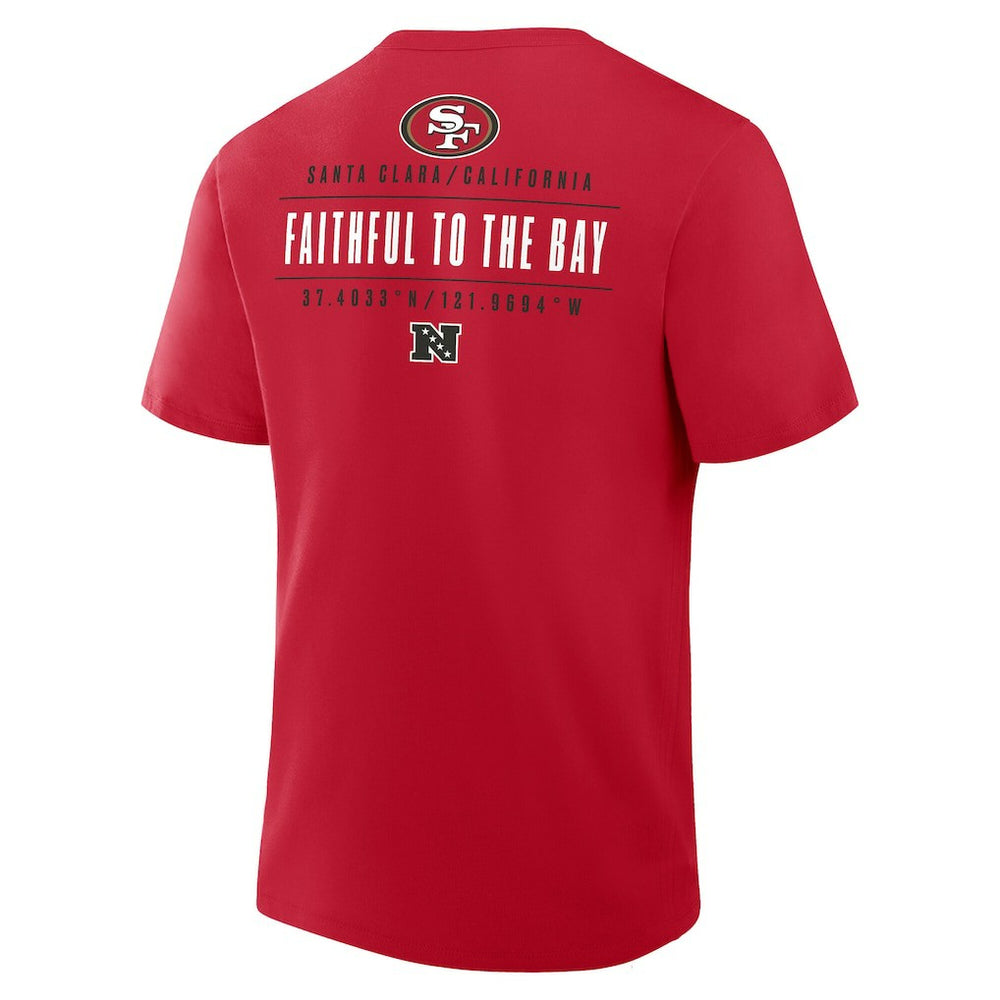 San Francisco 49ers Passing Pocket Legacy T-Shirt Scarlet - Fanatics