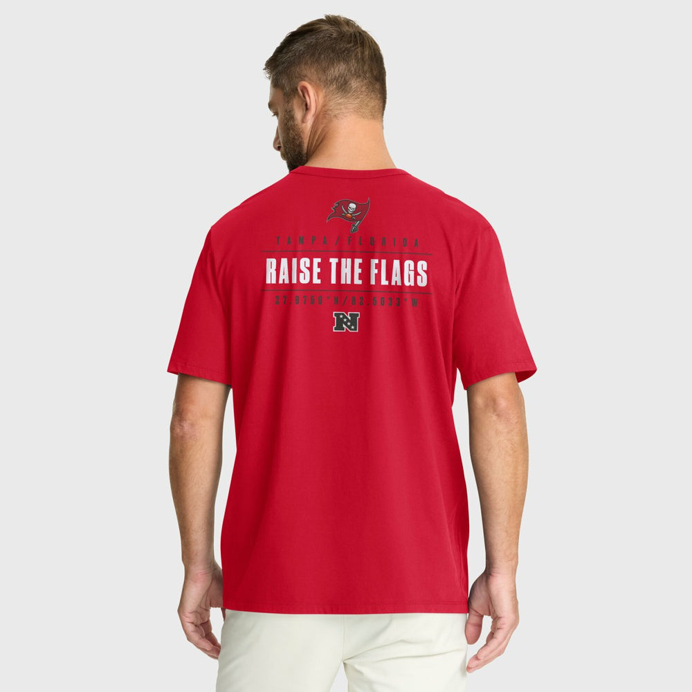 Tampa Bay Buccaneers Passing Pocket Legacy T-Shirt Red - Fanatics