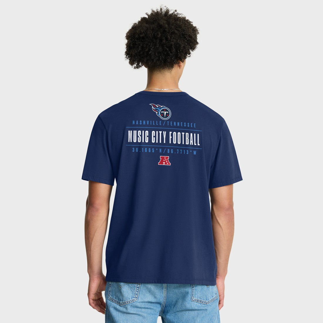 Tennessee Titans Passing Pocket Legacy T-Shirt Navy - Fanatics